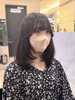 ミディアムレイヤーカット　簡単ワンカールスタイリング KAKO