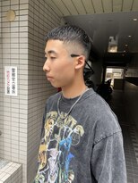 ウェルネス(Wellness)&nbsp;スパイラルツーブロックマッシュアップバングコンマヘア60