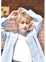 ウィローズ(WILLOW'S)&nbsp;ショートウルフ×ハイトーン×レイヤーボブ  20代30代40代