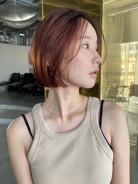 スクリーン(SCREEN) ボブ/ワンレンボブ/暖色カラー/三ノ宮/三宮/元町/居留地