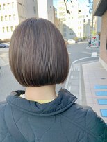 オーガニック アトリエ 大宮(organic+atelier)&nbsp;小顔補正立体カット×ナチュラル丸みボブ 10代20代30代40代50代