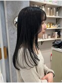 髪質改善カラー 艶カラー ブラウンカラー ミディアム