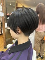 ジャストヘア ラポール 北久里浜店(just hair RAPPOR)&nbsp;【根岸真奈美】刈り上げ/ブルーブラック/モード系/ショート