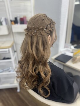 グロス 心斎橋(GLOSS) 【GLOSS心斎橋】ハーフアップ