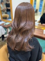 メルティカラーフェミニンロング 似合わせカットレイヤーカット