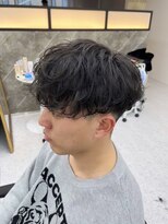 メンズカット リア(Men’s cut riah)&nbsp;波巻きスパイラルパーマメンズマッシュパーマツイストパーマ
