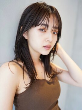 ニコ トウキョウ 渋谷(nico TOKYO) 顔まわりレイヤーハッシュレイヤー透明感オリーブグレージュ渋谷