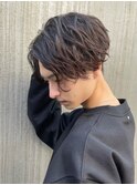 渋谷ツイストスパイラルツイスパメンズビジネスヘアルーズパーマ