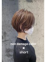 ウィールール 札幌店(WE RULE)&nbsp;ダメージレスカラー　×　カット