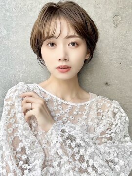 ロンド ロワール 門前仲町(Lond Loire) くびれヘアハイライトカラーアプリコットオレンジ門前仲町0708