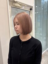 ケシキ大名(keshiki)&nbsp;ピンクニュアンスの透明感ミルクティー