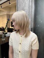 タイドヘアー 高槻店(TIDE HAIR)&nbsp;ホワイトブロンド