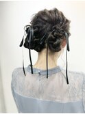 《sheer/大黒》#ヘアセット#お団子ツイン