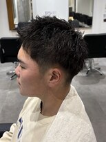 ヒュイル バイ ニアウ(Hwyl by Niau)&nbsp;メンズカットベリーショート刈り上げスパイキーショートカット