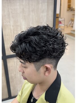 メンズギフト(men's GIFT) 刈り上げツーブロックラルフカールメンズショート