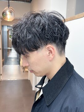 フラッグヘアー 博多駅前店(Flag HAIR) シャドウパーマスパイラルパーマ刈り上げマッシュ
