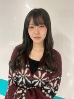 ヘアーアトリエ ラフェル(hair atelier Rafel)&nbsp;ロングヘア/オリーブカラー/韓国風ヨシンモリ