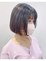 モリオフロムロンドン 松戸店(Morio from London)&nbsp;【morio松戸 石山】大人可愛い内巻きボブ黒髪ボブ丸みボブ前髪有