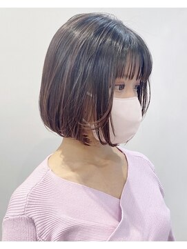 モリオフロムロンドン 松戸店(Morio from London) 【morio松戸 石山】大人可愛い内巻きボブ黒髪ボブ丸みボブ前髪有