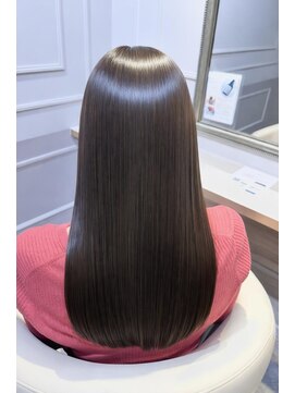 アンド ラ ブランシュ(&.La Blanche) ピンクベージュ/アンブレラカラー/クールショート/前髪/大宮