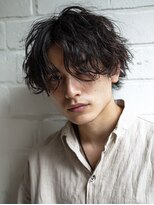 ワット 新宿店&nbsp;【W-ワット-新宿店 】メンズパーマショートスタイル