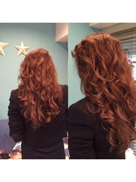ヘアーアンドネイルサロンブルー(hair & nail salon BLUE) 強めダウンスタイル