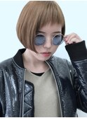 斜めバングマチルダボブ