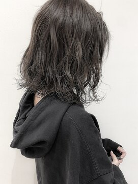 ネイヴィル(navile) ☆ブランジュカラー×無造作カールボブディ☆navile大河
