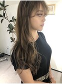 大人のミルクティーベージュ レイヤーカット