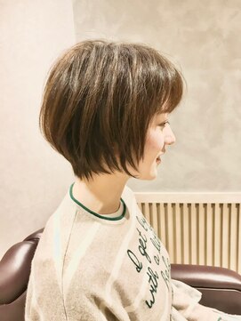 アクティフ(actif) 40代50代60代70代 耳かけショートヘア -名古屋の美容室actif-