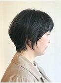 ショート×ブラック