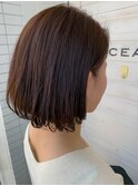 [OCEAN Hair&Life藤原純] ミニボブ×ダークカラー☆