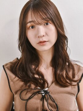 ラシエル 両国店(Laciel) 品のあるウェーブに旬のシースルーバングは女子のあこがれロング