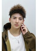 短髪スタイル(セクションミルクティー)