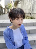 ショートボブパーマ20代30代40代イヤリングカラー大人可愛い