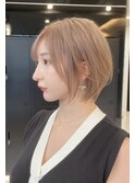 大人のハイトーンショート