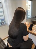 暗髪韓国風チョコレートブラウン