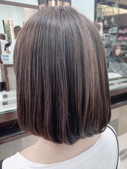 ノブヘアーデザイン 伊勢佐木町店(NOB hairdesign)の写真/【髪質改善】今年のトレンドは美しい髪☆最高級Aujuaトリートメントで異なる髪質のお悩み解決！