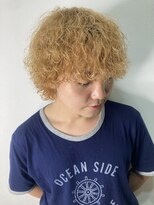 トータルビューティーサロン プリエ(prier) アフロ安藤　メンズパーマカラー/メンズハイトーン