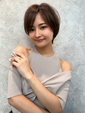 アンバー 池袋(amber) ウェットヘア/縮毛矯正/オリーブベージュ/ブリーチ[池袋駅]