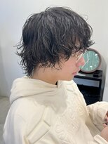 マッシュウルフ/シャドウパーマ/波巻きパーマ