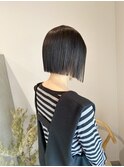 切りっぱなしボブ