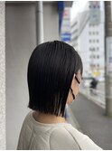 20代30代大人かわいいぷつっとボブ♪