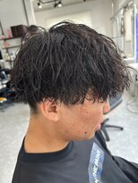 フゥ 宇都宮(FeU) 波巻きパーマメンズパーマメンズヘアツーブロックツイストパーマ