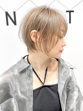 ハルキミナト ジャパン ヨコハマ(HARUKI MINATO japan YOKOHAMA) 大人可愛いグレージュショート/20代30代40代50代