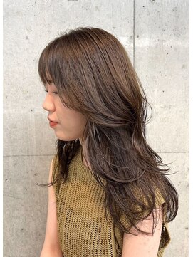 オーサム 下北沢(THE AWESUM) 大人ミディ/レイヤーカット/ブラウンベージュ[下北沢/下北沢駅]