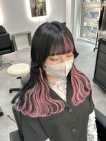 シェイロ(Cielro)&nbsp;前髪アンブレラカラーこなれミディイメチェン/ポイントエクステ