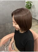 内側短めのグラデーションボブ