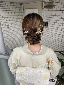 フェリーチェ(Felice) 着物ヘア　アップヘア　シニヨン　参列ヘア