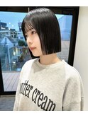 切りっぱなし_タッセルボブ_ミニボブ__原宿ボブ